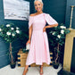 Laura Detailed Occasion Dress Pwr Pink
