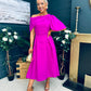 Laura Detailed Occasion Dress Orchid