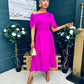 Laura Detailed Occasion Dress Orchid