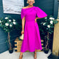Laura Detailed Occasion Dress Orchid