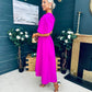 Laura Detailed Occasion Dress Orchid