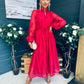 Nicola Embellished Occasion Dress Ruby