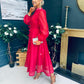 Nicola Embellished Occasion Dress Ruby