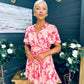 Ella-May Banded Mini Dress Peach