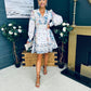 Janet Detailed Occasion Mini Dress Multi