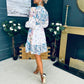 Janet Detailed Occasion Mini Dress Multi