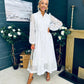 Nicola Embellished Occasion Dress White