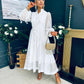 Nicola Embellished Occasion Dress White