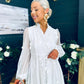 Nicola Embellished Occasion Dress White