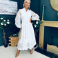 Nicola Embellished Occasion Dress White