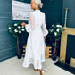 Nicola Embellished Occasion Dress White