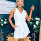 Teddie Waistcoat And Skort Set White