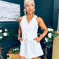 Teddie Waistcoat And Skort Set White