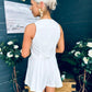 Teddie Waistcoat And Skort Set White