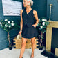 Teddie Waistcoat And Skort Set Black