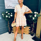 Loretta Banded Mini Dress Yellow