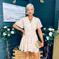 Loretta Banded Mini Dress Yellow