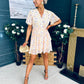 Loretta Banded Mini Dress Yellow