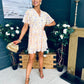 Loretta Banded Mini Dress Yellow