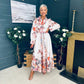 Francis Floral Occasion Dress Cream