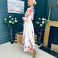 Francis Floral Occasion Dress Cream
