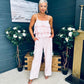 Dakota Plisse Detailed Top & Trouser Set Pwr Pink