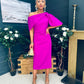 Miranda Detailed Occasion Dress Orchid