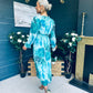 Bailey Banded Midi Dress Floral Marine
