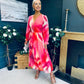 Bailey Banded Midi Dress Ruby