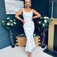 Rhona Occasion Dress Floral Blue
