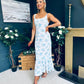 Rhona Occasion Dress Floral Blue