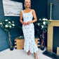 Rhona Occasion Dress Floral Blue