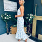 Rhona Occasion Dress Floral Blue