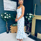 Rhona Occasion Dress Floral Blue