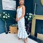 Rhona Occasion Dress Floral Blue