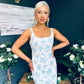 Rhona Occasion Dress Floral Blue