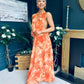Carrie Halterneck Occasion Dress Amber