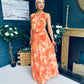 Carrie Halterneck Occasion Dress Amber