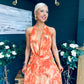 Carrie Halterneck Occasion Dress Amber