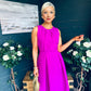 Jean Detailed Occasion Dress Orchid