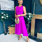 Jean Detailed Occasion Dress Orchid