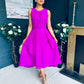 Jean Detailed Occasion Dress Orchid