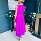 Jean Detailed Occasion Dress Orchid