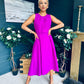 Jean Detailed Occasion Dress Orchid