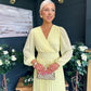 Blaire Banded Midi Dress Yellow Pre Order Arriving 10 May