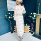 Laoise Banded Midi Dress Yellow