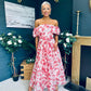 Samantha Bardot Occasion Dress Rouge