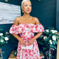 Samantha Bardot Occasion Dress Rouge