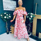Samantha Bardot Occasion Dress Rouge