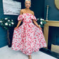 Samantha Bardot Occasion Dress Rouge